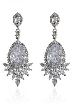 Distance Of Dawn Silver Earrings
