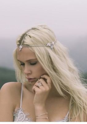 Blue Moon Headpiece Silver